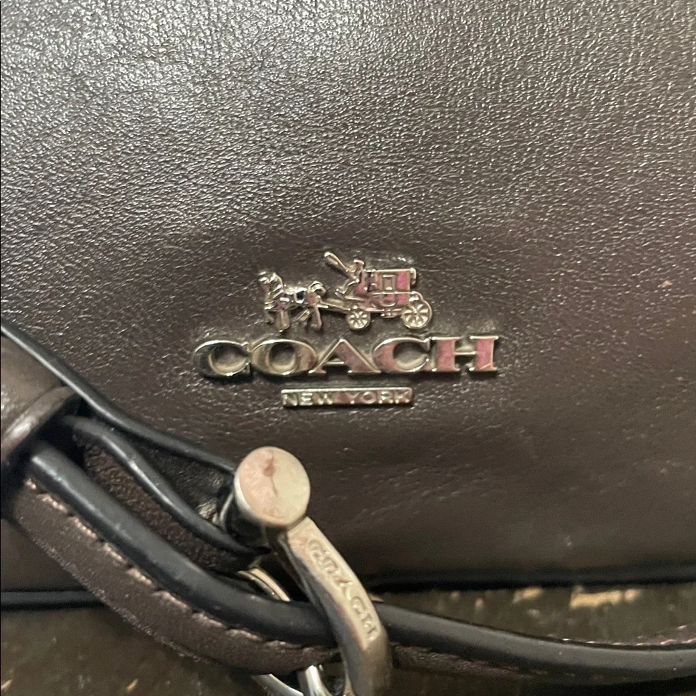 Coach Dark Chocolate Brown Shoulder Bag